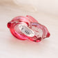 Vintage Indiana Glass Dark Pink Glass Bunny Rabbit Votive Candleholder