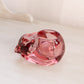 Vintage Indiana Glass Dark Pink Glass Kitty Cat Votive Candleholder