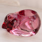 Vintage Indiana Glass Dark Pink Glass Kitty Cat Votive Candleholder