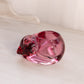 Vintage Indiana Glass Dark Pink Glass Kitty Cat Votive Candleholder