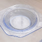 Vintage Indiana Glass Recollection Blue Glass Butter Cheese Dish