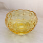 Vintage Indiana Glass Yellow Gold Glass Constellation Bowl