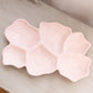 Vintage Jeannette Glass Large Shell Pink Milk Glass Divided Tray