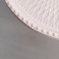 Vintage Jeannette Glass Shell Pink Milk Glass Cake Stand