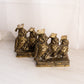 Vintage Jennings Brothers Brass Scholarly Owls Bookends