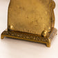 Vintage Jennings Brothers Small Brass Letter Holder with Floral Designs