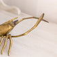 Vintage Large Brass Crawdad/Crayfish Figurine