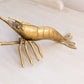 Vintage Large Brass Crawdad/Crayfish Figurine