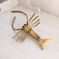 Vintage Large Brass Crawdad/Crayfish Figurine