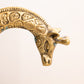 Vintage Large Brass Giraffe with Head Down Figurine