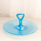 Vintage Large Circular Blue Iridescent Stretch Glass Tidbit Tray