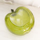 Vintage Large Green Glass Apple Bowl
