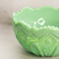 Vintage Large LE Smith Quintec Jadeite Green Milk Glass Bowl
