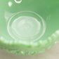 Vintage Large LE Smith Quintec Jadeite Green Milk Glass Bowl
