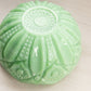 Vintage Large LE Smith Quintec Jadeite Green Milk Glass Bowl