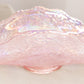 Vintage Large Pink Imperial Glass Lenox Iridescent Banana Boat Bowl