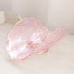 Vintage Large Pink Imperial Glass Lenox Iridescent Banana Boat Bowl