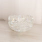 Vintage LE Smith Glass Clear Iridescent Sawtooth Comet in The Stars Bowl
