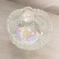 Vintage LE Smith Glass Clear Iridescent Sawtooth Comet in The Stars Bowl