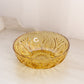 Vintage Medium Anchor Hocking Medallion Honey Gold Bowl