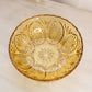 Vintage Medium Anchor Hocking Medallion Honey Gold Bowl
