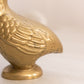 Vintage Medium Brass Bird Figurine