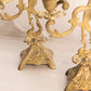 Vintage Medium Brass Candelabra with Fancy Designs