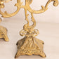 Vintage Medium Brass Candelabra with Fancy Designs