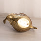 Vintage Medium Brass Fish with Small Fish in Mouth Ashtray Figurine