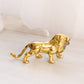 Vintage Medium Brass Lion Figurine