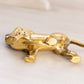 Vintage Medium Brass Lion Figurine