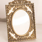 Vintage Medium Brass Picture Frame with Fancy Designs (Made in Italy)