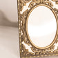 Vintage Medium Brass Picture Frame with Fancy Designs (Made in Italy)