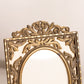 Vintage Medium Brass Picture Frame with Fancy Designs (Made in Italy)