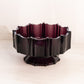 Vintage McKee Vulcan Medium Circular Purple Glass Footed Bowl