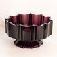 Vintage McKee Vulcan Medium Circular Purple Glass Footed Bowl