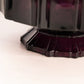 Vintage McKee Vulcan Medium Circular Purple Glass Footed Bowl