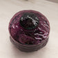 Vintage Medium Dark Purple Glass Driftwood Lidded Dish