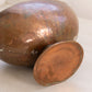 Vintage Medium Footed Copper Bowl with 2 Fancy Handles