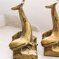 Vintage Medium Gold Tone Whale Bookends