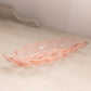 Vintage Medium Heisey Pink Glass Oblong Oval Shaped Dish