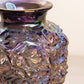 Vintage Medium Imperial Carnival Glass Flower Textured Vase
