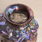 Vintage Medium Imperial Carnival Glass Flower Textured Vase