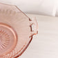 Vintage Medium Imperial Pink Depression Glass Twisted Optic Bowl