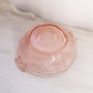 Vintage Medium Imperial Pink Depression Glass Twisted Optic Bowl