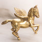 Vintage Medium Brass Pegasus Figurine
