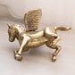 Vintage Medium Brass Pegasus Figurine