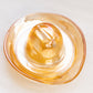 Vintage Medium Orange Iridescent Glass Cowboy Hat