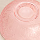 Vintage Medium Pink Imperial Glass Hattie Bowl with Floral Designs