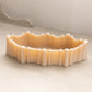 Vintage Medium Vulcan Oval Beige Milk Glass Dish